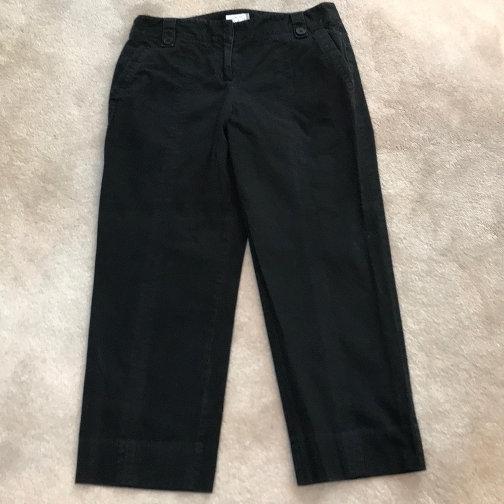 Loft Black Capri Pants